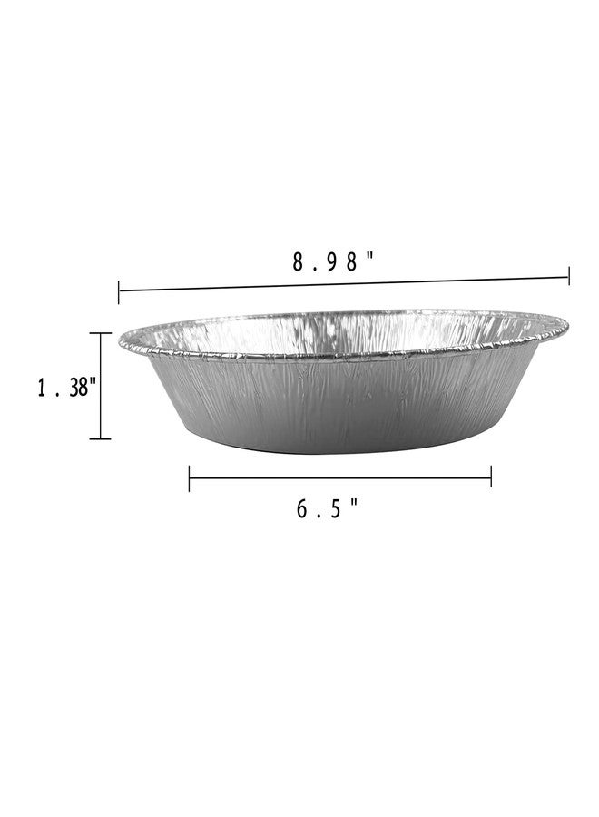 Waytiffer 9" Pie Pans (30pack) - Disposable Aluminum Foil Pie Tins,Heavy-duty, Baking Tin Plates, Standard Size - Image 2